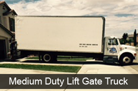 We have boxed and open lift gate trucks to suite your needs
